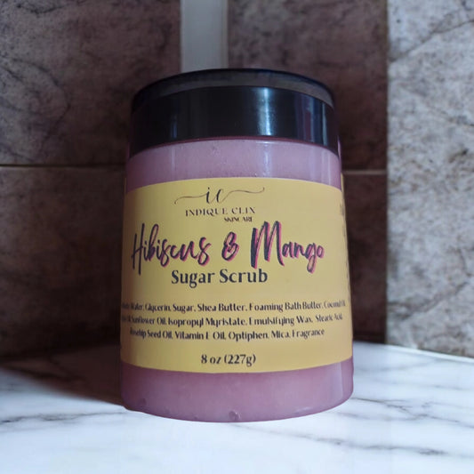 Hibiscus and Mango Sugar Scrub